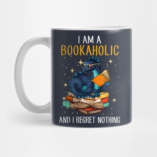 Dragon I Am A Bookaholic And I Regret Nothing Mug